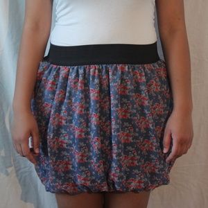 Floral Forever 21 Skirt